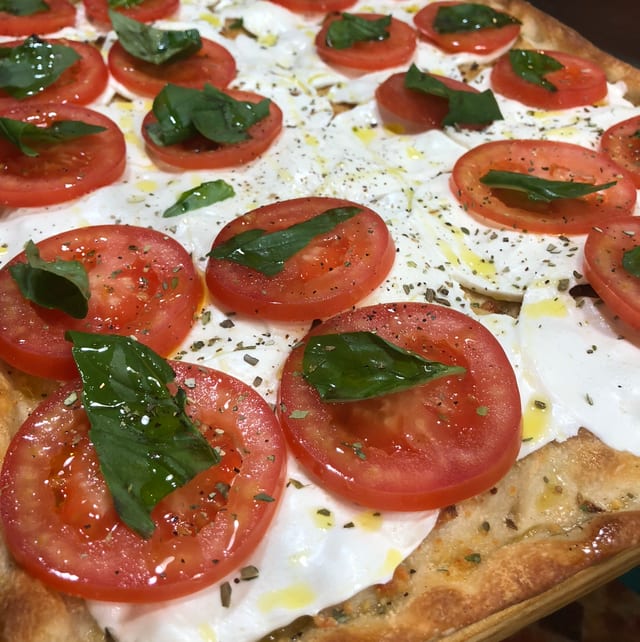 Crostina Sicilian Pizza.