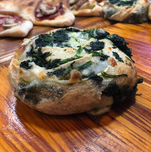 Spinach Pinwheel.