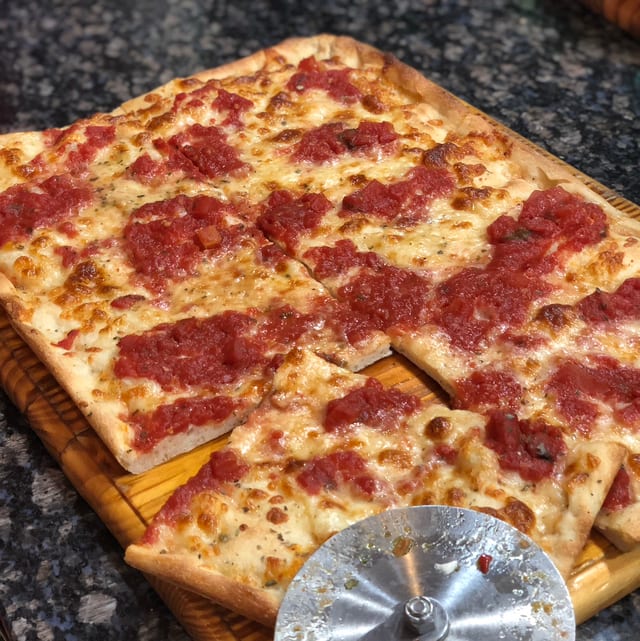 The Original Grandma Sicilian Pizza.