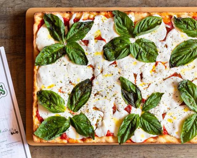 Margherita Sicilian Pizza.