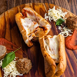 Meatball or Sausage Parm Sub