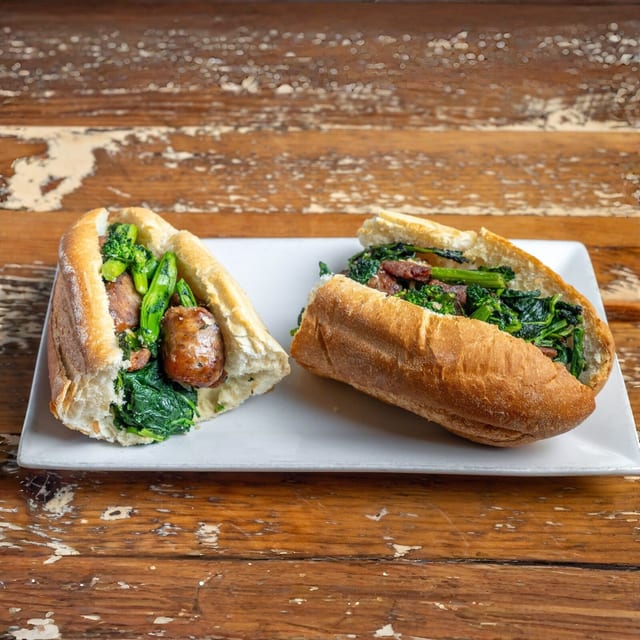 Sausage & Broccoli Rabe Sub.