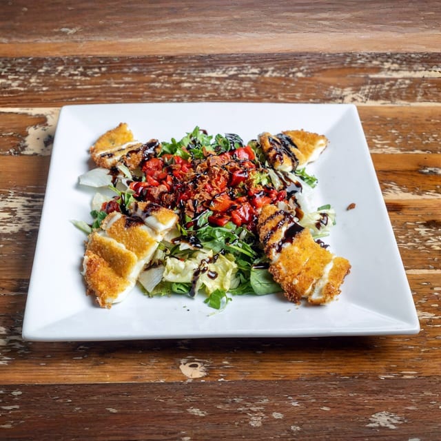 Crispy Mozzarella Salad.